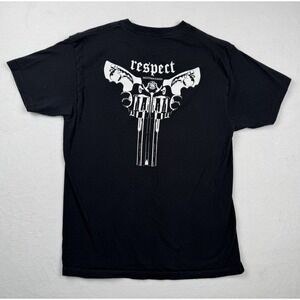 Smith & Wesson Graphic T Shirt Black XXL Respect Revolver Print